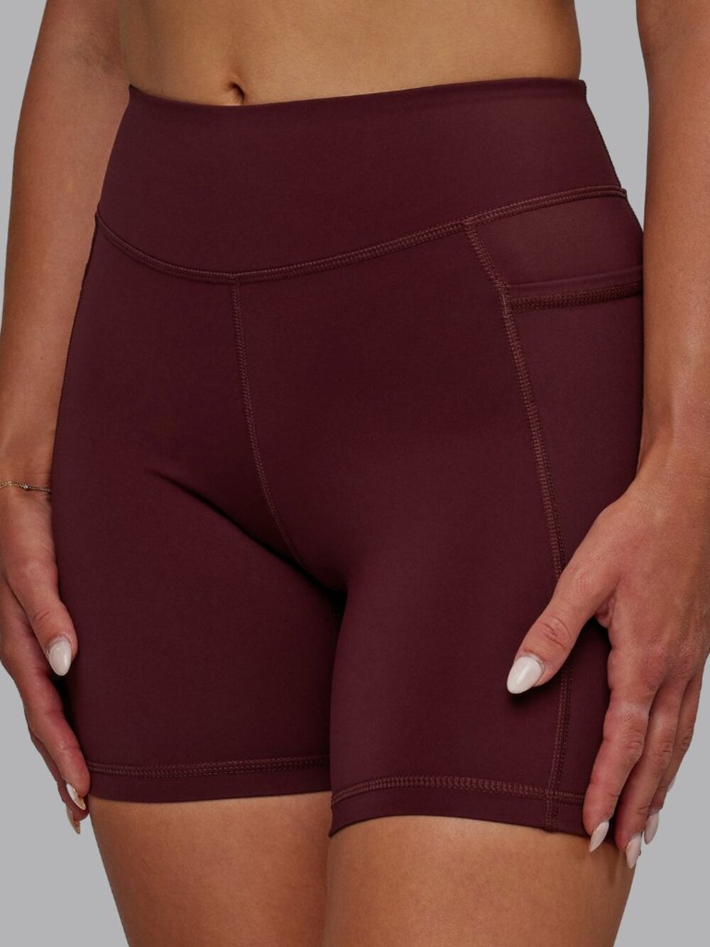 $90 NWT Women’s LSKD Mid Length 6” Short Pockets - S - Picture 3 of 5